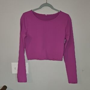 Lululemon Like New Long Sleeve Top. P2p Is 17". Gorgeous Purple Long Sleeve Nulu